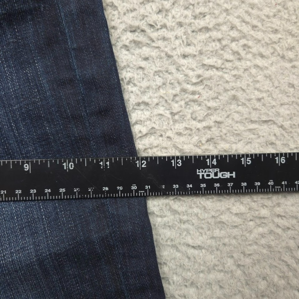 Lucky Brand Dean Jeans Mens 36x27 Dark Wash Straight Stretch Denim 34x32 - Picture 12 of 15